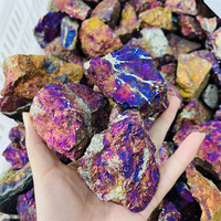 Mineral de cristal rugoso de bornita de espécimen de cuarzo curativo a granel para Decoración