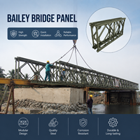 Puente Bailey Compacto de Acero de Alta Resistencia, Modelo CB100, Estilo 321, de Una Sola Vía, Hecho en China