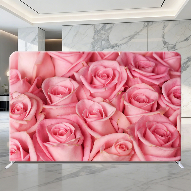 Customized Background Decoration, Durable Floral Wall Background Cloth in Various Sizes, Suitable for Birthday Parties, Weddings