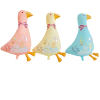 Cadeau préféré des enfants, fournisseur de ballons, joie enfantine, oie gonflable 55*78 CM, oie de dessin animé pour thème extérieur et baby shower