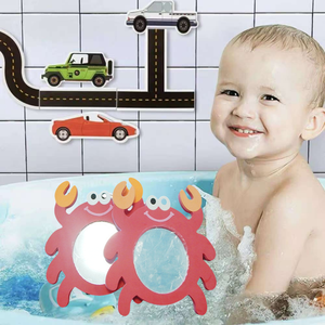 2025 di vendita calda regalo impermeabile per bambini in morbida schiuma giocattolo specchio magico giocattolo per bambini e ragazze a forma di cartone animato - Product Image 4