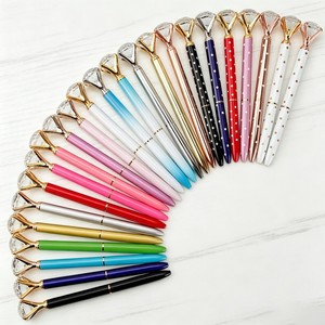 <span class=keywords><strong>Stylo</strong></span> à bille diamanté 1,0 mm personnalisé, promotionnel, de haute qualité, à écriture fluide, vente en gros, best-seller - Product Image 1