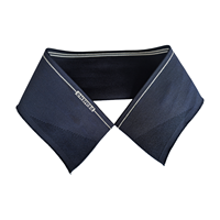 Bande élastique côtelée plate 1x1 en Spandex/Coton, respirante et durable, pour col polo, poignets et accessoires de col rayés