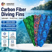 Aletas de Buceo de Fibra de Carbono con Camuflaje Verde Personalizadas, Ligeras, con Gran Empuje, Flexibles y Estables, OEM, ODM, Marca Privada