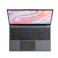 Laptop Bisnis Intel OVideo 15.6" Windows 11 Pro Baru Murah dengan RAM 16GB ROM 8GB/32GB, Pembuka Kunci Sidik Jari, Bodi Logam, SSD