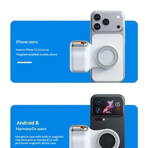 ด้ามจับโทรศัพท์แม่เหล็กแบบ MagSafe ป้องกันการสั่นไหว สำหรับถ่ายวิดีโอ ซูมกล้อง ใช้ได้กับ <span class=keywords><strong>iPhone</strong></span> และ Android - Product Image 4