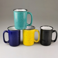 Tasse design rétro en granit