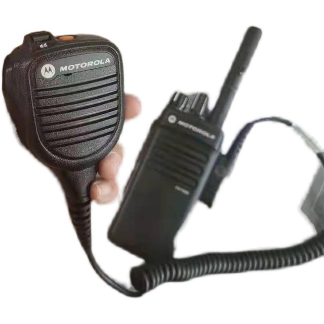 High Voice Quality Two-Way Radio Walkie Talkie PMMN4076 XIR P6620i Handheld Microphone Black Plastic Speaker Mic Headset Black
