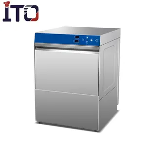 Commercial Use High-Temp Rack Undercounter Glass Washer Built-in Dish Washer Machine