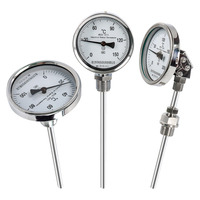 Thermomètre bimétallique, thermomètre à pression, thermomètre à cadran pour four, thermomètre industriel, thermomètre numérique bimétallique à spirale