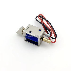 Mini tuyến tính solenoid DC 3V 12V 24V solenoid đẩy kéo solenoid cho ổ khóa điện từ - Product Image 2