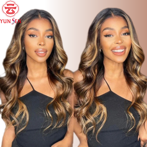 Perruques Lace Front sans colle 13x4 en fibre haute température, longues, à ondulations naturelles pour femmes - Product Image 2