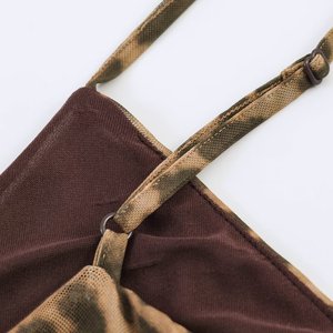 MYST&amp;ZA Women's Clothing 2026 <strong>Summer</strong> New Fashion Sexy Animal Print <strong>Silk</strong> Mesh Suspender <strong>Dress</strong> 5039406 - Product Image 5