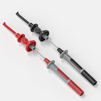 Cleqee P30056A SMD IC Test Hooks Clips Female Socket Compatible 2mm Banana Male Plug Test Probe Multimeter Electrical Testing