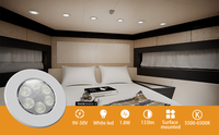Lampe LED anti-éblouissement en aluminium 1,8W/7W 12V/24V, dimmable, moderne, encastrée, pour la maison, le bureau, facile à assembler, éclairage encastré intérieur