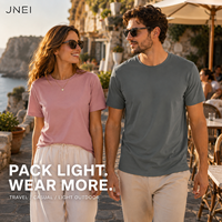 T-shirts personnalisés pour hommes JENI, 150 g/m², séchage rapide, respirants, col rond, pour commandes en gros OEM, étiquette privée, livraison rapide