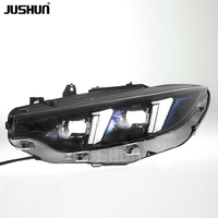 Phare de voiture JUSHUN pour BMW Série 4 F32 13-20, style œil de serpent, phare amélioré, signal dynamique LED, Plug and Play