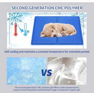 Colchón de gel para cama fría para mascotas Baolun, almohadilla de alivio del calor, suave, de verano, para mascotas - Product Image 5