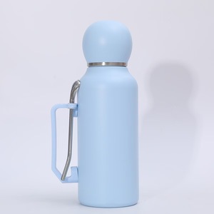 Nouvelle <span class=keywords><strong>gourde</strong></span> isotherme en acier inoxydable de 1300 ml, ensemble moderne de <span class=keywords><strong>gourde</strong></span> à yerba mate, bouteille de football, pot à eau avec bombilla - Product Image 4