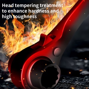 Đôi spud đuôi giàn giáo <span class=keywords><strong>Ratchet</strong></span> cờ lê dụng cụ cầm tay cờ lê và podger cần thiết cho công việc xây dựng và sửa chữa - Product Image 5