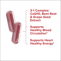 Complément alimentaire en capsules d'extrait de betterave rouge végétalien personnalisé certifié GMP Rosebest avec CoQ 10 favorisant une circulation sanguine saine
