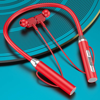 Earphone Neckband G01 Nirkabel BT Headset Olahraga Stereo Earbuds Tahan Air TPU Lembut Magnetik Dengan Mikrofon