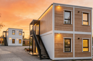 <span class=keywords><strong>Maison</strong></span> modulaire préfabriquée écologique avec système d'isolation de haute performance - Product Image 2