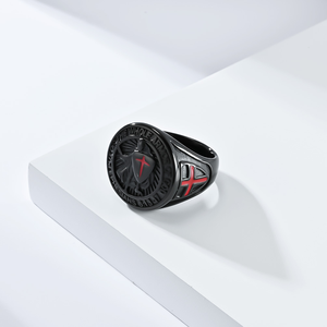 Tendance de la mode européenne et américaine : Bague en acier inoxydable avec portrait de César - Bijoux vintage adaptés aux hommes et aux femmes - Product Image 3