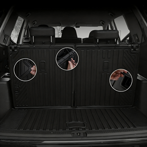 Tapis de coffre Tongama pour Mazda CX-5 2017-2025, toutes saisons, en <span class=keywords><strong>TPE</strong></span>, épaisseur 2 pouces, tapis de protection pour dossier et coffre, accessoires - Product Image 4