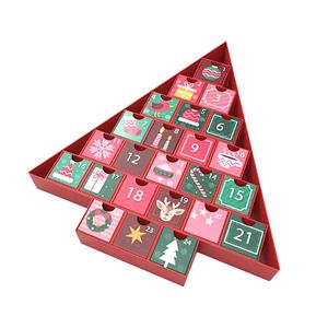 Aimé par les enfants Cadeau <span class=keywords><strong>de</strong></span> Noë<span class=keywords><strong>l</strong></span> Boîte en papier rigide Impression couleur personnalisée <span class=keywords><strong>Calendrier</strong></span> <span class=keywords><strong>de</strong></span> <span class=keywords><strong>l</strong></span>'<span class=keywords><strong>avent</strong></span> Boîte surprise pour bonbons au chocolat - Product Image 1