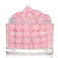 Crème en capsules PDRN Collagène Niacinamide 50ml Anti-âge Anti-rides Cernes Raffermissante Apaisante Réparatrice Barrière Cutanée Végane OEM