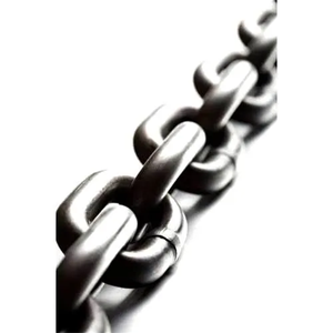 Chaîne de levage MaxPlus en acier inoxydable soudé, type 316, pour convoyeur à frottement, zinguée, norme EN818-2, certifiée ISO G80 - Product Image 5