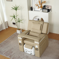 Chaise de massage électrique inclinable pour salon de manucure et pédicure de luxe, avec spa pour les pieds professionnel