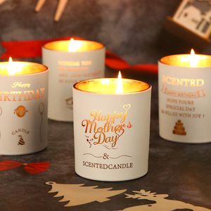 Scented <b>Candle</b> Natural Soy Wax 55 Hours Long Lasting Burning, For Home Decor, Jar <b>Candles</b>, <b>Gift</b> for Mom Friend Birthday - Product Image 5