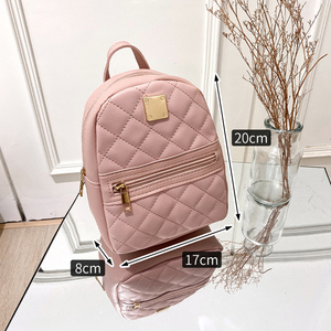 Thời Trang Không Thấm Nước PU Thiết Kế Cô Gái Ba Lô Của Phụ Nữ Ba Lô Túi Đi Học Thể Thao Giản Dị Nhỏ Ba Lô Nhỏ - Product Image 6