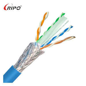 Câble CAT6 305m 18AWG 2/4 paires CCA/BC cuivre feuille d'aluminium et cuivre tresse Double blindage câbles de Communication - Product Image 3