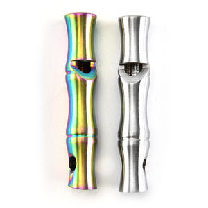 Silbato de Emergencia para Camping, Supervivencia al Aire Libre, Deportes, Equipo de Árbitro, Forma de Bambú, Metal, para Juegos de Pelota, Venta al Por Mayor del Fabricante - Product Image 4