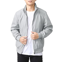 Veste bomber d'été pour homme ALIKE, coupe ajustée, légère, fine, softshell, col montant