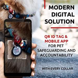 Collier pour chien Waudog en nylon réglable avec motif de dessin animé, boucle de sécurité, pour petits chiens, toutes saisons, style moderne - Product Image 4