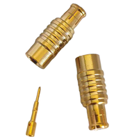 Connecteur coaxial plaqué or MCX-JB3, connecteur RF mâle MCX pour RG402 RG141, directement de l'usine
