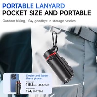 Perche à selfie extensible en alliage d'aluminium F07 rechargeable, format poche, avec poignée, trépied intégré pour téléphone – Meilleure vente