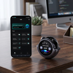 Besteye Nouveaux écouteurs de traduction vocale instantanée Android 4G/5G Wi-Fi IA en temps réel 164 langues 24/7 Ajustement personnalisé Type-C - Product Image 3