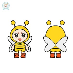 Jouets en peluche personnalisés en forme d'abeille kawaii de haute qualité, conformes aux normes CE et ASTM, vente en gros d'usine pour enfants - Product Image 2