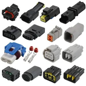 Conector de automóvel com fio de 1-12 pinos, conector para automóveis com fio-yazaki/jae/ket/amp/te/tyco/delphi/padrão ecu, à prova d'água, conector automotivo