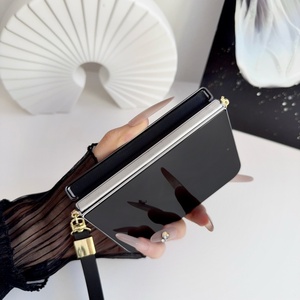 เคสโทรศัพท์มือถือหนัง PU ลายตาข่ายขั้นสูงสำหรับ iPhone Duo โครงเคลือบไฟฟ้าบางเฉียบ ป้องกันแรงกระแทก ฝาหลังแข็ง - Product Image 4
