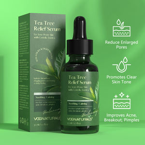 Sérum d'arbre à thé de marque privée formule <span class=keywords><strong>pour</strong></span> peau claire <span class=keywords><strong>pour</strong></span> peau sèche dissolvant efficace de <span class=keywords><strong>boutons</strong></span> d'acné rétrécissement des pores caractéristique cible faciale - Product Image 3