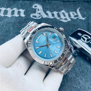 Montre automatique pour homme de luxe en acier inoxydable doré 904L, résistante à l'eau, 40 mm, vente en gros, idéale pour les cadeaux d'affaires - Product Image 6