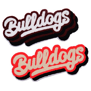 Wholesale Distressed Embossed Logo Style <b>Patch</b> Custom Embroidered Chenille <b>Patch</b> - Product Image 2