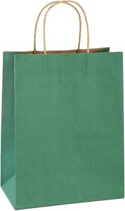Sacs en papier noir personnalisés de haute qualité, imprimés sur mesure, certifiés écologiques, pour l'emballage de produits de boulangerie et de vêtements - Product Image 3