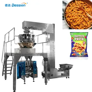 Global Hoge Precisie Snacks Verpakking Machine 500G Macaroni/Pasta Elektronische Wegen En Verpakking Machine